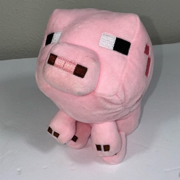 Minecraft Plush Lot of 3- Pig, Ocelot &  Sheep 2014 Mojang - Picture 5 of 5